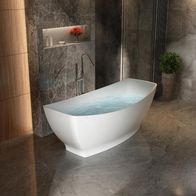 Portable Marble Bathtub Artificial Stone Bath Tub